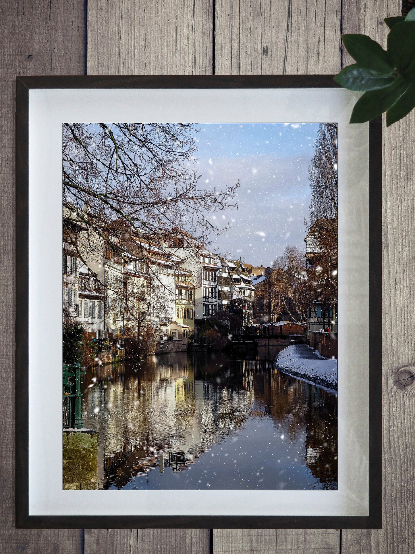 Photo Strasbourg Petite France sous la Neige