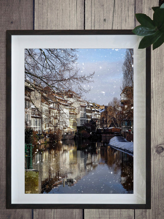 Photo Strasbourg Petite France sous la Neige